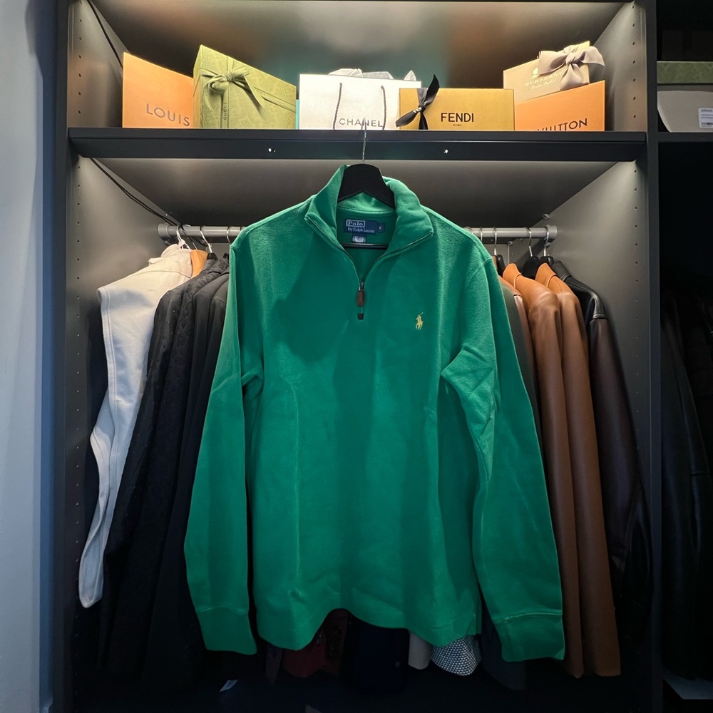 POLO Ralph Lauren Cotton Knit Quarter-Zip Sweater